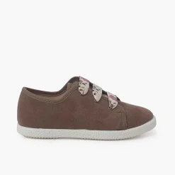 Zapatillas<Pisamonas Zapatillas Cordones Flores Serratex