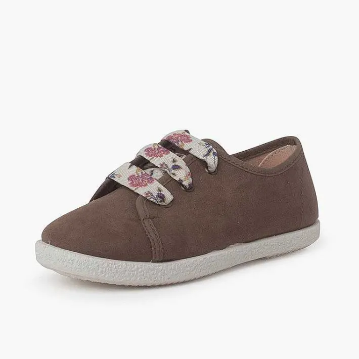 Zapatillas<Pisamonas Zapatillas Cordones Flores Serratex