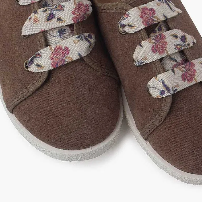 Zapatillas<Pisamonas Zapatillas Cordones Flores Serratex