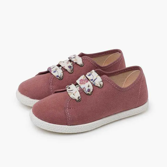 Zapatillas<Pisamonas Zapatillas Cordones Flores Serratex