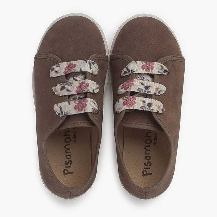 Zapatillas<Pisamonas Zapatillas Cordones Flores Serratex