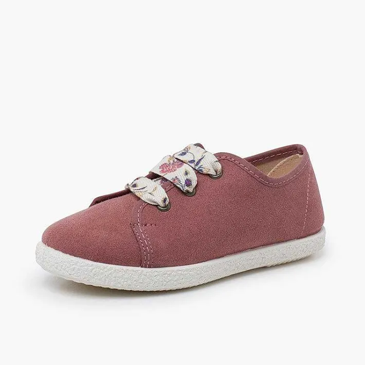 Zapatillas<Pisamonas Zapatillas Cordones Flores Serratex