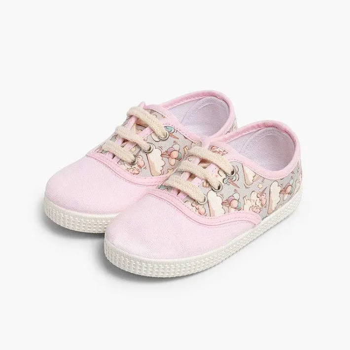 Zapatillas<Pisamonas Zapatillas Cordones Lona Estampadas Animales