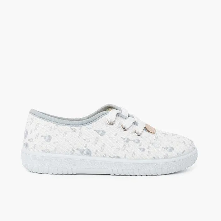 Zapatillas<Pisamonas Zapatillas Cordones Niños Lona Globitos