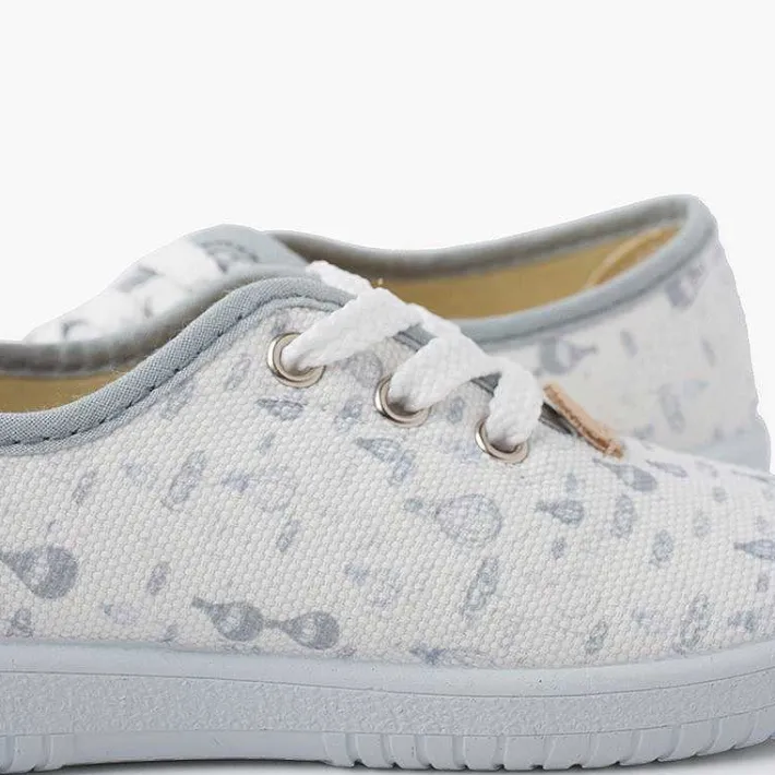 Zapatillas<Pisamonas Zapatillas Cordones Niños Lona Globitos