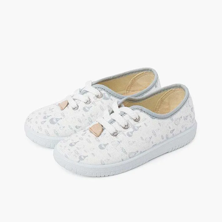 Zapatillas<Pisamonas Zapatillas Cordones Niños Lona Globitos