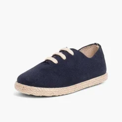Zapatillas<Pisamonas Zapatillas Cordones Serraje Y Yute Niños