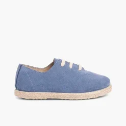 Zapatillas<Pisamonas Zapatillas Cordones Serraje Y Yute Niños