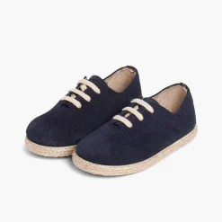 Zapatillas<Pisamonas Zapatillas Cordones Serraje Y Yute Niños