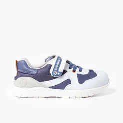 Zapatillas<Pisamonas Zapatillas Deportivas Rejilla Niños Biomecanics Color Azul Y Blanco