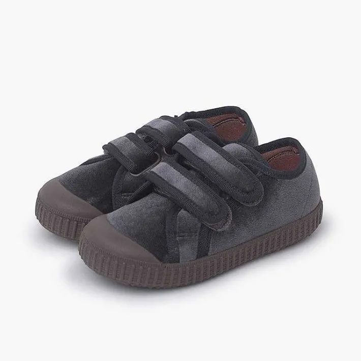 Zapatillas<Pisamonas Zapatillas Doble Cierre Adherente Terciopelo