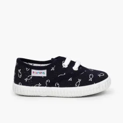 Zapatillas<Pisamonas Zapatillas Infantiles Estampado Peces