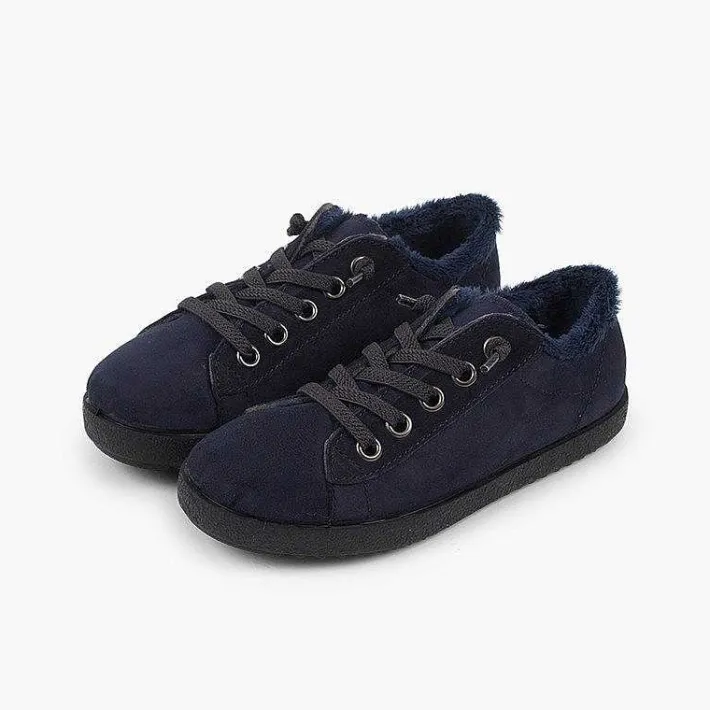 Zapatillas<Pisamonas Zapatillas Invierno Niños Con Forro Pelo