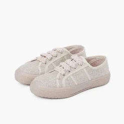 Zapatillas<Pisamonas Zapatillas Lino Brillo Mujer Y Niña