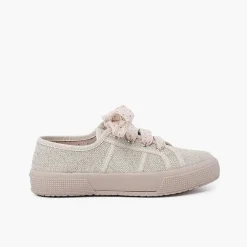 Zapatillas<Pisamonas Zapatillas Lino Brillo Mujer Y Niña