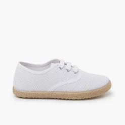 Zapatos Blucher<Pisamonas Zapatillas Lino Cordones Suela Alpargata