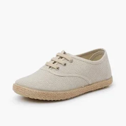 Zapatos Blucher<Pisamonas Zapatillas Lino Cordones Suela Alpargata