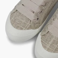 Zapatillas<Pisamonas Zapatillas Lino Purpurina Niña