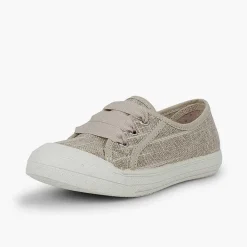 Zapatillas<Pisamonas Zapatillas Lino Purpurina Niña