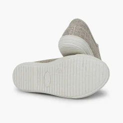 Zapatillas<Pisamonas Zapatillas Lino Purpurina Niña