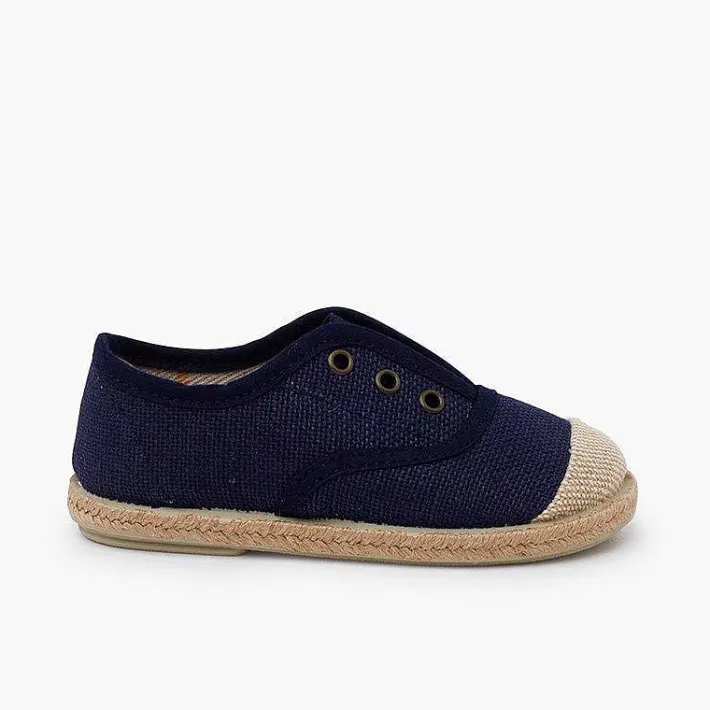 Zapatillas<Pisamonas Zapatillas Lino Sin Cordones Puntera Yute
