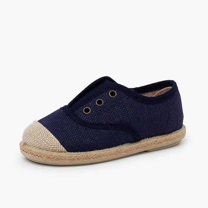 Zapatillas<Pisamonas Zapatillas Lino Sin Cordones Puntera Yute