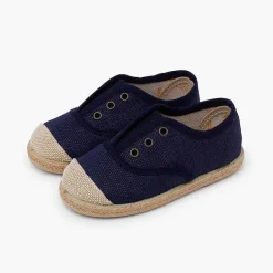 Zapatillas<Pisamonas Zapatillas Lino Sin Cordones Puntera Yute