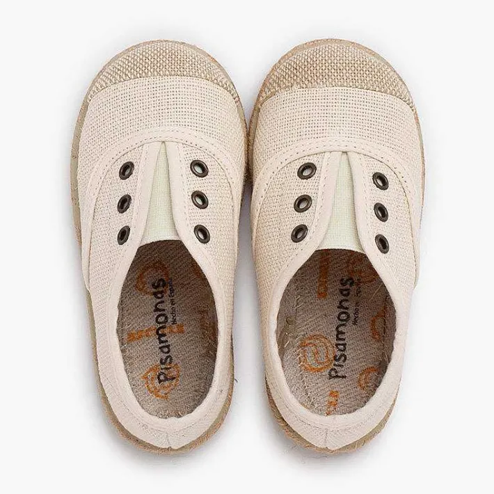 Zapatillas<Pisamonas Zapatillas Lino Sin Cordones Puntera Yute