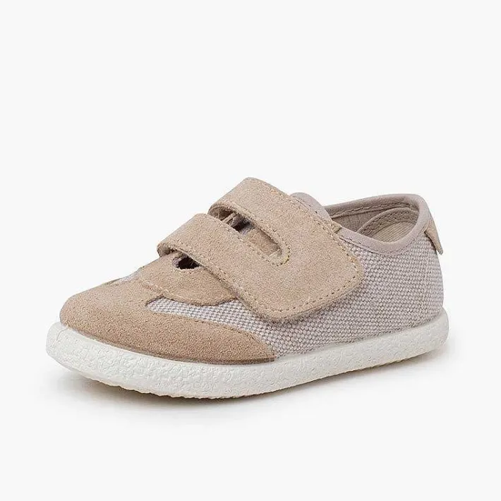 Zapatillas<Pisamonas Zapatillas Lino Y Serraje Cierre Ancho Adherente