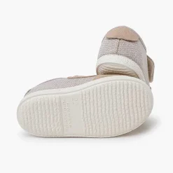 Zapatillas<Pisamonas Zapatillas Lino Y Serraje Cierre Ancho Adherente