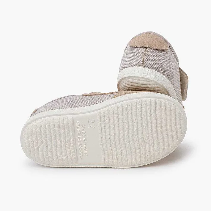 Zapatillas<Pisamonas Zapatillas Lino Y Serraje Cierre Ancho Adherente