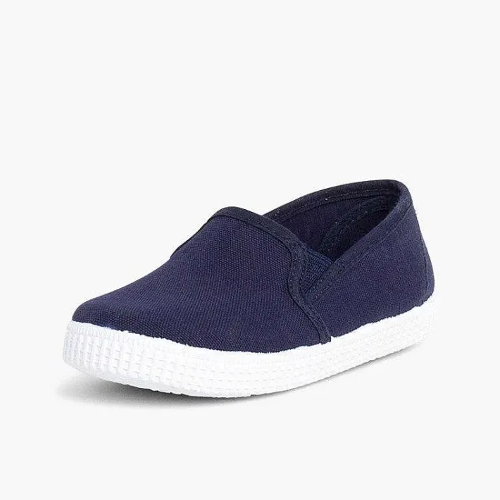 Zapatillas<Pisamonas Zapatillas Lona Con Elastico Y Suela De Goma