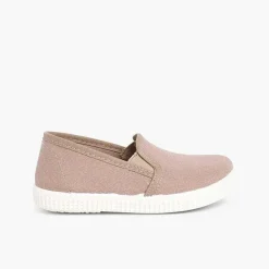 Zapatillas<Pisamonas Zapatillas Lona Con Elastico Y Suela De Goma