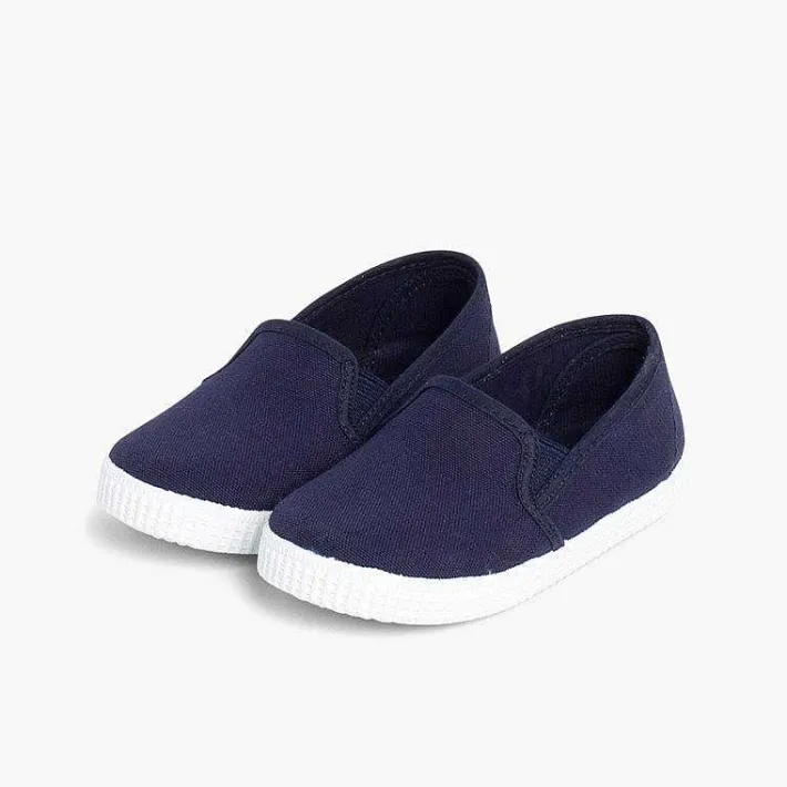 Zapatillas<Pisamonas Zapatillas Lona Con Elastico Y Suela De Goma
