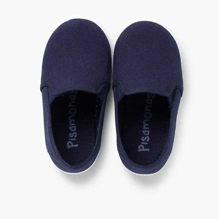 Zapatillas<Pisamonas Zapatillas Lona Con Elastico Y Suela De Goma