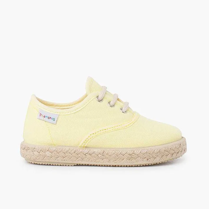 Zapatillas<Pisamonas Zapatillas Lona Cordones Suela Alpargata