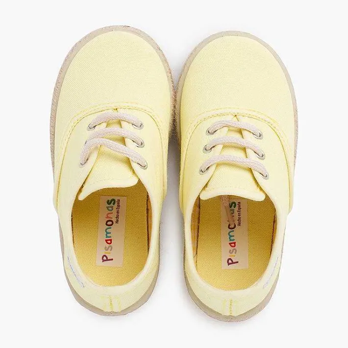 Zapatillas<Pisamonas Zapatillas Lona Cordones Suela Alpargata