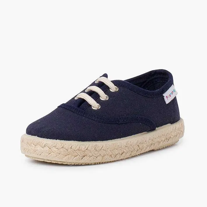 Zapatillas<Pisamonas Zapatillas Lona Cordones Suela Alpargata
