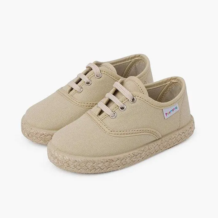 Zapatillas<Pisamonas Zapatillas Lona Cordones Suela Alpargata