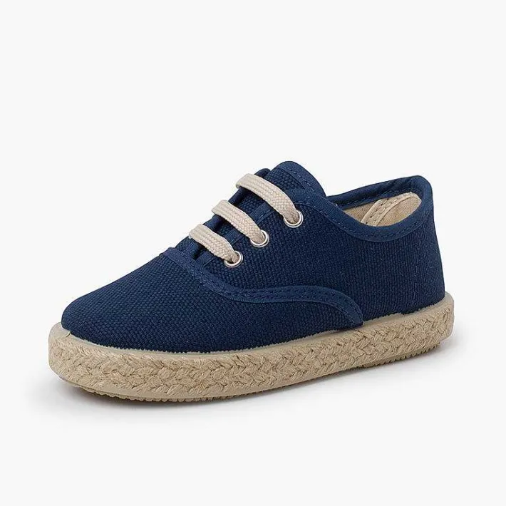 Zapatillas<Pisamonas Zapatillas Lona Cordones Suela Alpargata