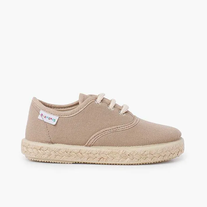 Zapatillas<Pisamonas Zapatillas Lona Cordones Suela Alpargata