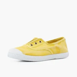 Zapatillas<Pisamonas Zapatillas Lona Efecto Desgastado Sin Cordones