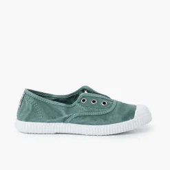 Zapatillas<Pisamonas Zapatillas Lona Efecto Desgastado Sin Cordones