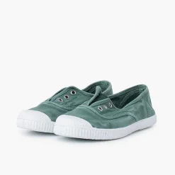 Zapatillas<Pisamonas Zapatillas Lona Efecto Desgastado Sin Cordones