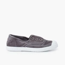 Zapatillas<Pisamonas Zapatillas Lona Efecto Desgastado Sin Cordones