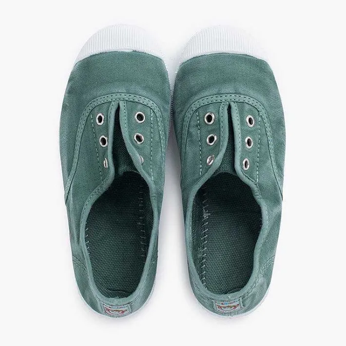 Zapatillas<Pisamonas Zapatillas Lona Efecto Desgastado Sin Cordones