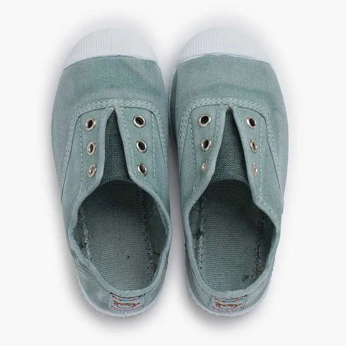 Zapatillas<Pisamonas Zapatillas Lona Efecto Desgastado Sin Cordones