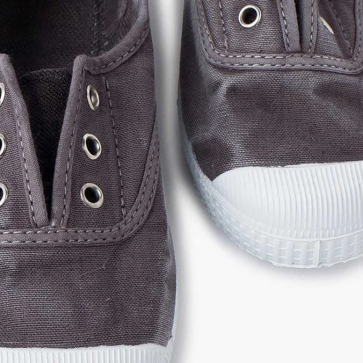 Zapatillas<Pisamonas Zapatillas Lona Efecto Desgastado Sin Cordones