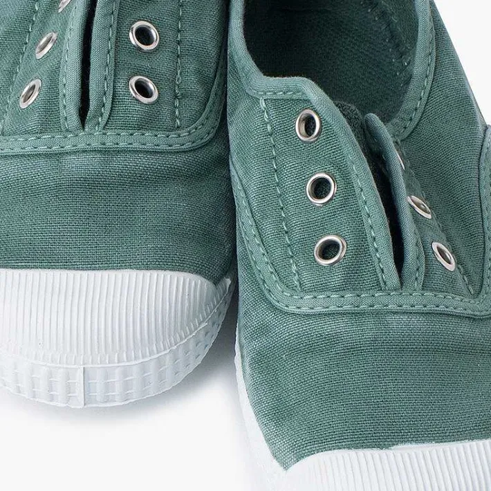 Zapatillas<Pisamonas Zapatillas Lona Efecto Desgastado Sin Cordones
