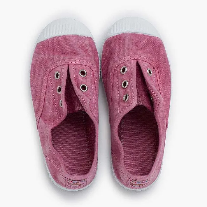 Zapatillas<Pisamonas Zapatillas Lona Efecto Desgastado Sin Cordones